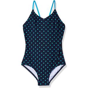 Kanu Surf Girls' Layla Beach Sport Banded 1 Piece Swimsuit (6)