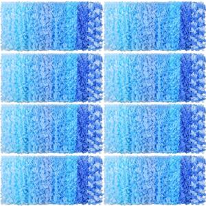 Jexine 250 Pieces Hawaiian Leis Bulk Tropical Luau Leis Summer Beach Floral Necklace for Birthday Party Decorations Wedding Summer Celebrations(Blue,Light Color)