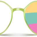VISOONE Lightweight Progressive Multifocal Anti-Fog Reading Glasses TR90 with Blue Light Blocking Stylish Women Men RANE, 2.5 Diopters
