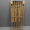 Whitmor Wood Household Shelves 2 Tier 10.25 inches x 24.75 inches x 11.5 inches