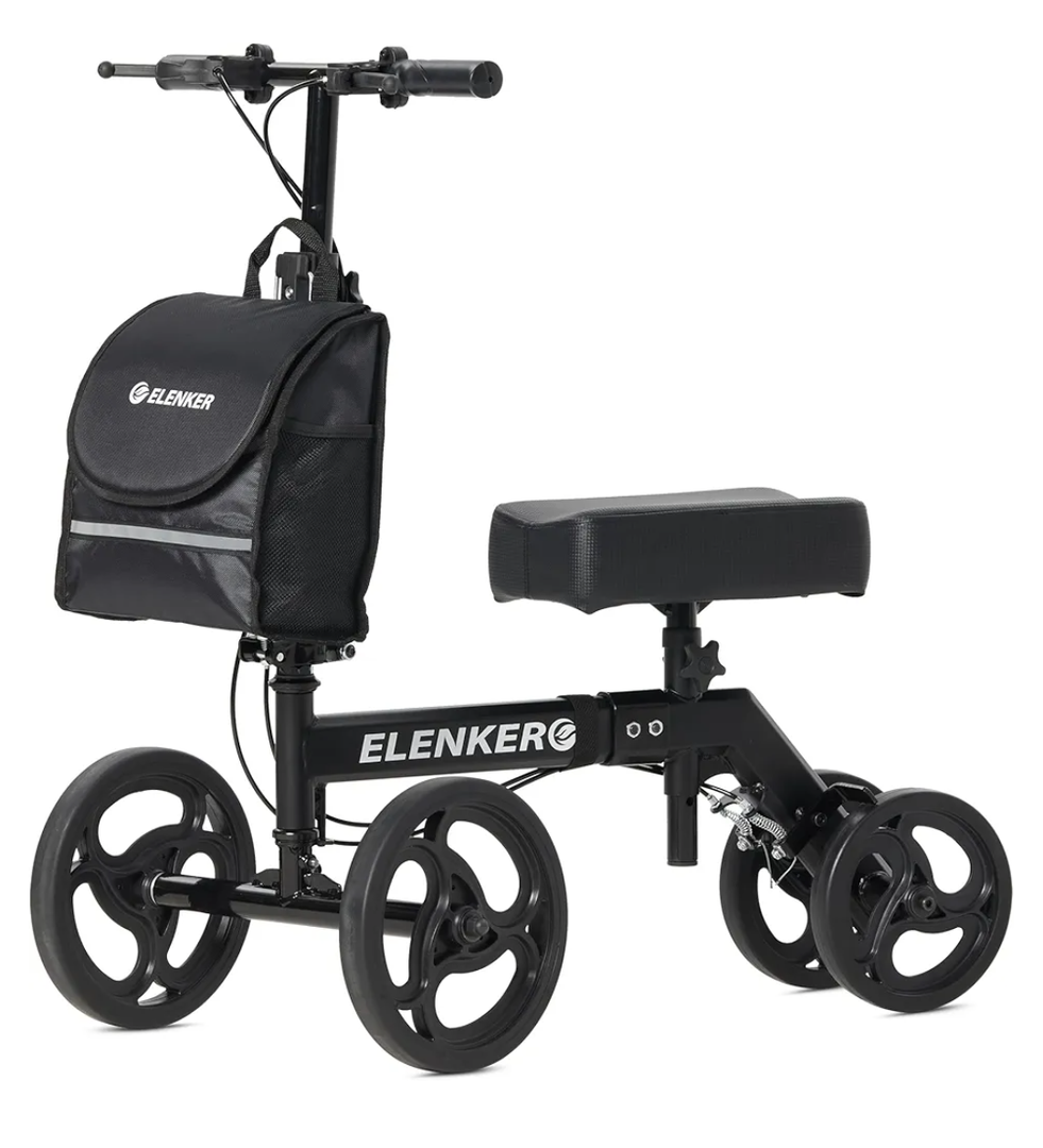 ELENKER Steerable Knee Walker Deluxe Medical Scooter Bag Only
