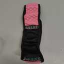 Osilly Bling Car Steering Wheel Cover, 15 Inch Rhinestones Soft Leather Elastic Steering Wheel Protector, Sparkly Crystal Diamond for Women Girls, Car Interior Accessories for Most Cars (Pink)