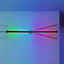 28" Color Changing Wall Light Bar - RGB LED Wall Sconce - Living Room, Bedroom, Office, Gaming Room - MultiColored, Modern Style
