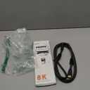 10K 8K HDMI 2.1 Cable 10 ft / 3M Certified, 48Gbps Ultra High Speed, 8K 60Hz, 4K 120Hz 240Hz 165Hz 144Hz, HDR10+, eARC, HDCP2.3, Braided HDMI Cord for Netflix Roku TV PC Monitor Projector PS5 Xbox