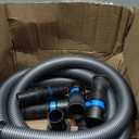 Cen-Tec Systems 94698 Quick Click 10 Ft. Hose for Home and Shop Vacuums with Expanded Multi-Brand Power Tool Adapter Set for Dust Collection