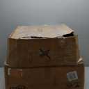 VINGLI Mid Century Modern Accent Chair,Navy Blue Chenille Chairs for Living Room Upholstered Armchair with Scooped Arms for Bedroom,Apartment,Studio,Office,Waiting Room