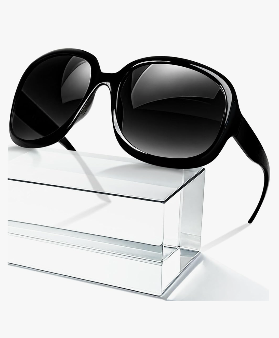 miyya Bug Eye Oversized Polarized Sunglasses Womens, Trendy Retro Sun Glasses for Women 2025, Oversized UV Protection Shades