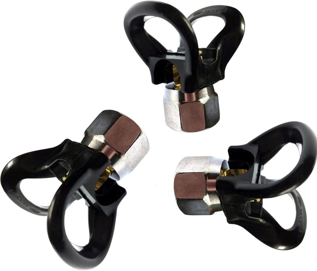 246215 7/8" Thread HandTite Tip Guard Base Replace for Graco Airless Paint Spray Guns 2WCX1 2WCX2 2WCX3 2WCX4 2WCX5 2WCX6 2WCX7 2WCX8 (3-Pack)