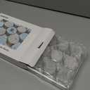 Round Cookie Chocolate Mold, Covered Cookie Mold 5 Pack, 12 Cylinders Each, Chocolate Covered Round Cookies,Candy and Chocolate, and Even Soap Molds (Small)