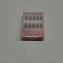 Glamnetic Press On Nails - Fall Mauve | Opaque Muted Blush Mauve Short Oval False Nails, Reusable Stick On Fake Nails with Glue | Salon Quality | 15 Sizes - 30 Nail Kit