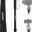 NEEWER 66.5" Camera Monopod Stand, Lightweight Aluminum Travel Selfie Stick for DSLR Camcorder Photography & Video Recording, 1/4" & 3/8" Screw Adapter, Max Load 22lb, TP42