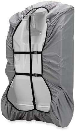 Nukuguia RV Tire Cover - Fits Tote Tanks Up to - Compatible w/28 & 36-Gallon Rhino Tote Tanks  - Gray, 2 Pack