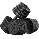 Yaheetech Adjustable Dumbbells Weight Set Dumbbell Weights Exercise & Fitness Equipment w/ 4 Spinlock Collars for Women & Men Home Gym Strength Training (66 pounds, Black)