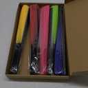 5PCS Large Chinese Folding Fans for Line Dancing, Clacking Fans for Line Dancing, Foldable Handheld Fans, Popping & Clapping Hand Fans Bulk Set (5 Colors)