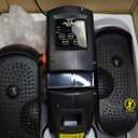 Under Desk Elliptical Machine, Electric Elliptical Leg Exerciser for Seniors with 12 Adjustable, Portable Quiet Elliptical Exercise Machine, Seated Pedal Exerciser with Remote Control (Orange)