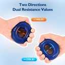 2 x FitBeast Grip Strength Trainer, Finger Exerciser, Forearm Strengthener 9-Piece Kit, Hand Grip Strengthener Targeted Strength, Relief & Recovery