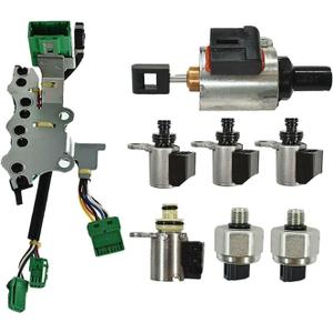 9PCS F1CJA RE0F10A JF011E CVT Transmission Valve Body Solenoids Kit Direct Fit OEM Replacement for Nissan Altima Sentra Dodge Models Transmissions Replace OE Part Smooth Shift Upgrade