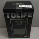 ToLife Dehumidifier for Home 95 OZ Water Tank, 1000 sq.ft Dehumidifiers for Basement Bedroom Bathroom with Auto Shut Off 7 Colors LED Light, Grey