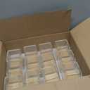 Royal Imports Candle Holder Square Cube Votive Tealight Glass for Wedding, Birthday, Holiday & Home Decoration, Set of 12