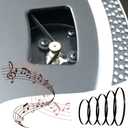 3 x 5 Pieces of 5 Sizes Turntable Belt Turntable Belts,Record Player Belt,Turntable Belt Replacement,Different Specifications Machine Recorder Rubber Belt for Repair Replacement Maintenance