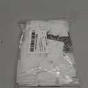 100Pcs Key Tags, Plastic Slotted Key Tags with Buckle, 1.57 Inches White Square Key Tag with Number(1-100), Sturdy Plastic Key Tag for Keys Cabinets,Boxes, Lockers, Home, Office and Garage