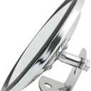 Grand General 33270 Chrome 5" Convex Blind Spot Mirror with "L" Bracket