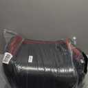 Dog Booster Car Seat for Small/Medium Dogs,Puppy Portable Car Bed with Elevated Cushion,Fully Detachable and Washable,2 Storage Pockets,Easy to Install (Blakc/Red, Medium)