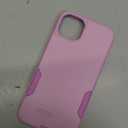 OtterBox iPhone 17e, 16e, 15, 14, & 13 Commuter Series Case - Run Wildflower (Pink), Slim & Tough, Pocket-Friendly, with Port Protection