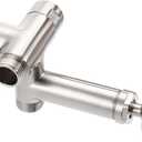 NearMoon Solid Brass Shower Arm Diverter with Handheld Mount, G1/2 3-Way Diverter Valve with Holder Bathroom Universal System Replacement Part for Hand and Fixed Shower Head (Brushed Nickel)