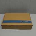 VOTON Chrome Bathroom Faucets Waterfall Bathroom Sink Faucet Modern Single Handle Bathroom Faucet for 1 or 3 Holes with Deck Plate and Pop-Up Drain, Rv Sink Camper Farmhouse Bathroom Faucet (Regular version: 7.5 inches in height)