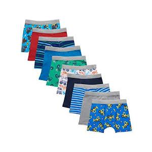 Hanes Boys And Toddler Underwear, Comfort Flex Comfortsoft Briefs, Multiple Packs Available Boxer, Multicolor  10 Pack, Small US