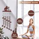 Cat Wind Chimes for Outside,Memorial Wind Chimes Gifts for Women and Grandma,Patio Garden Decor,Windchime in Loving Memory Outdoor Decoration for Yard, Patio, Porch, Lawn, Landscape