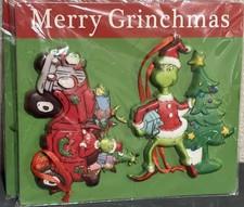 Merry Grinchmas Christmas Ornaments 10 Piece Brand New In Original Packaging