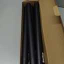 Closet Rods for Hanging Clothes, 17 to 84 Inches Stepless Adjustable Metal Closet Rod, 1.3 Inches Heavy Duty Clothes Hanging Rod for Closet Wardrobes Laundry RV, Black