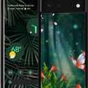 Compatible with Google Pixel 6 Case,Butterfly Flower Spring Amazing Pattern Design Shockproof Anti-Scratch Hard PC Back Case for Google Pixel 6 Case