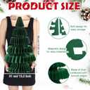 Civaner 20 x 12 inches Honeycomb Christmas Tree Thickened 3D Honeycomb Paper Christmas Tree with Magnetic Folding Xmas Modern Decorations Xmas for Home Living Room Holiday Decorations (19.7 Inches, Green)