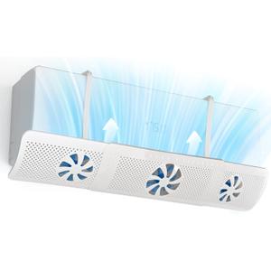 Adjustable Air Conditioner Deflector - Wall-Mounted AC WindShield, Anti-Direct Blowing Retractable Baffle for Cooling & Heating, Prevent Drafts & Enhance Comfort