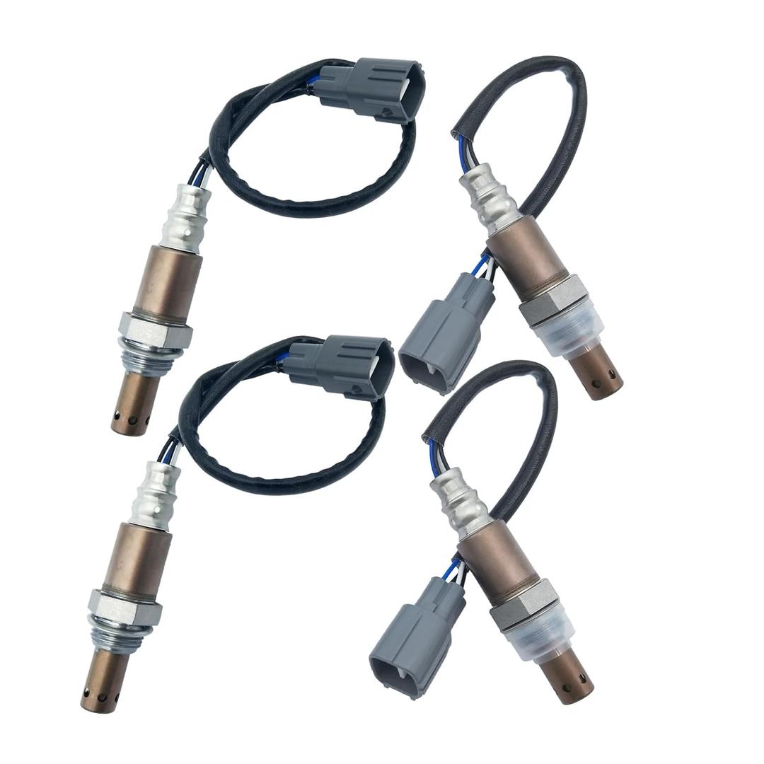 4pcs Air Fuel Ratio Oxygen Sensor Upstream & Downstream O2 Sensor Replacement for 4Runner 4.0L-V6 2003-2004 89467-60010 89465-60220