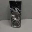 Hair Tool Organizer Acrylic: Hair Dryer Holder Wall Mount - Blow Dryer Holder Cabinet Door - Bathroom Countertop Organizer for Curling Iron Hot Styling Tools Flat Iron - Black