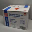 Basic Medical Blue Nitrile Exam Gloves, Latex-Free & Powder-Free Food-Safe House Cleaning Disposable Glove (1000 Pcs)