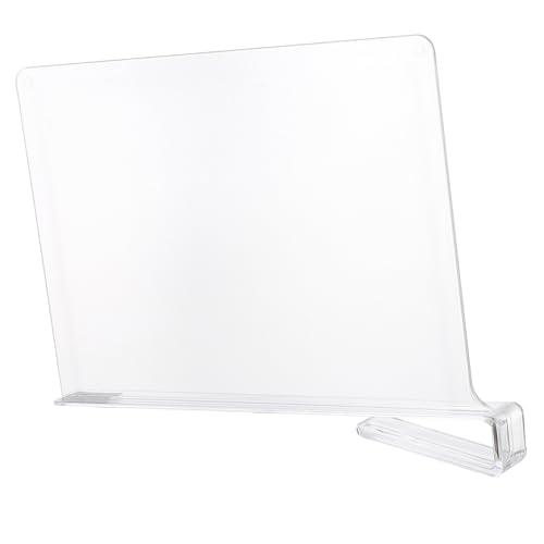 CONGARTENO Clear Acrylic Closet Organizer Shelf Divider for Wardrobe Transparent Clothes Separator Thick Acrylic Partition for Kitchen Office Sweaters Towels Shoes Storage Space-Saving Shelf (6 Pieces)