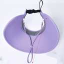 Sun Visor Hats for Women Wide Brim UPF 50+ UV Sun Protection Visor Hats Casual Adjustable Roll up Summer Beach Caps