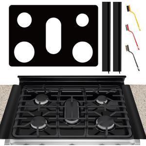 vaxusrtaet Stove Cover For LG Gas Stove Top Protector For Model LGLDG4315 LRG4115 LRG4113 LDG4313 LRGL5825, LSGL6335DF  Upgraded 0.4MM Thickness Stove Top Cover Guard With 2PCS Stove Gap Covers