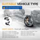 698071 698070 Front Steering Knuckle&Wheel Bearing Hub Assembly Fit for 07-13 Cadillac Escalade EXT/Chevy Avalanche,07-14 Escalade/ESV/Silverado 1500/Suburban 1500/Tahoe/GMC Sierra 1500/Yukon/XL 1500