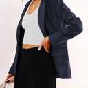 luvamia Blazers for Women Business Casual Dressy Work Fashion Lightweight Spring Summer Linen Unlined 2025 Suit Jackets, M