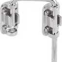 Prime-Line S 4378 Sliding Door Loop Lock, 1-7/16 In., Diecast Construction, Nickel Plated (Single Pack)