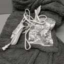 Heated Throw Blanket, Electric Blanket Throw with 5 Heating Levels & 4 Hours Auto Off, Double Sided Super Soft Sherpa Fast Heating Blanket with ETL Certified for Bedding, 50"x60", Dark Gray