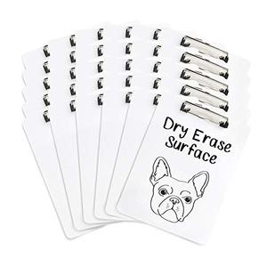 Blue Summit Supplies 30 Pack Dry Erase Clipboard, Whiteboard Clipboard for Classroom, White Board with Front Surface and Low Profile Clip, Designed for Classroom and Business Use