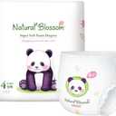 Pull-On Baby Diapers | Ultra-Slim, Hypoallergenic, Super Soft, Vegan | Size 4 (2T-3T, 20-31 lbs) | 96 Count