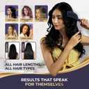 BEAUXSOI Vented Detangling Brush for Wet or Dry, Thick, Coily, and Curly Hair | Curved Vent Brush for Blow Drying